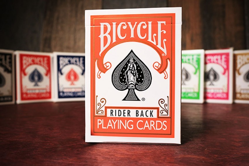 Bicycle Rider Back Orange
