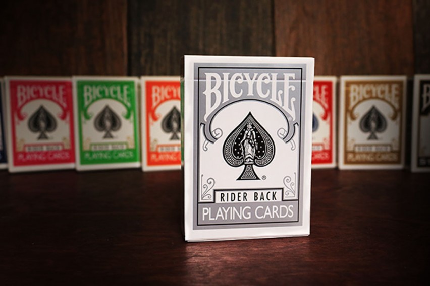 Bicycle Rider Back Silver
