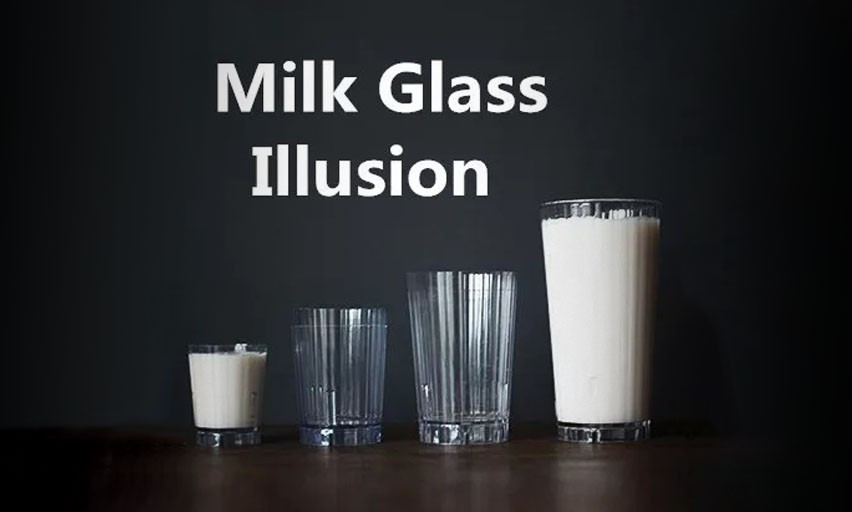 Milk Glass Illusion